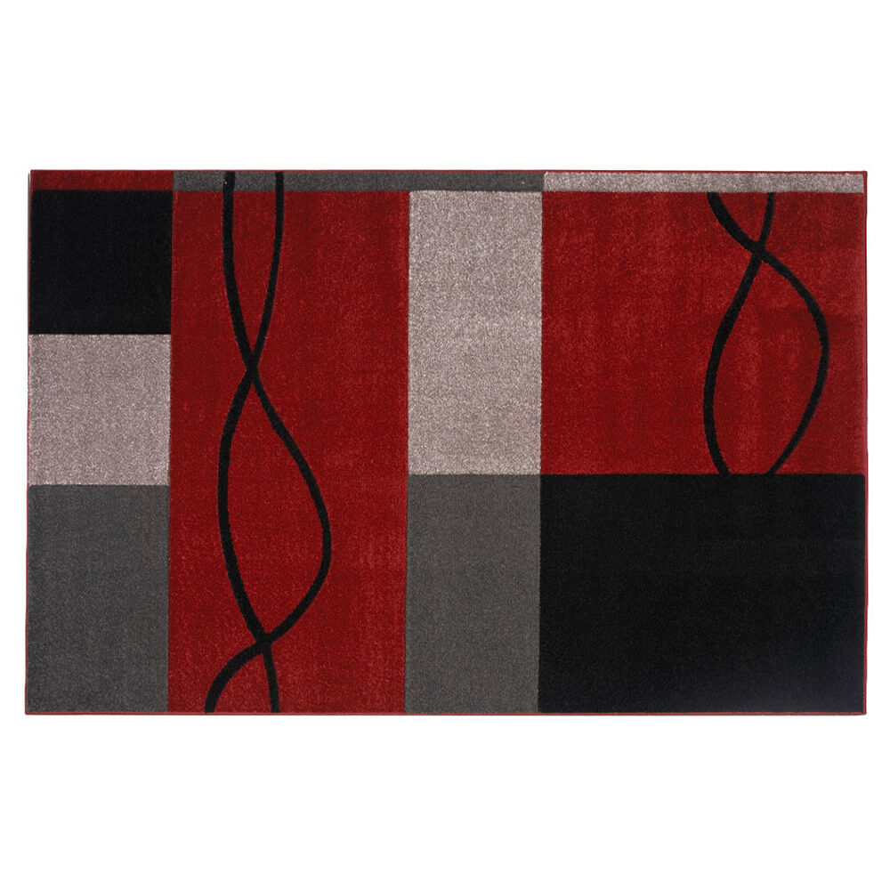 IDETEX Alfombra Frize Carved D5 80X120 Cm Red