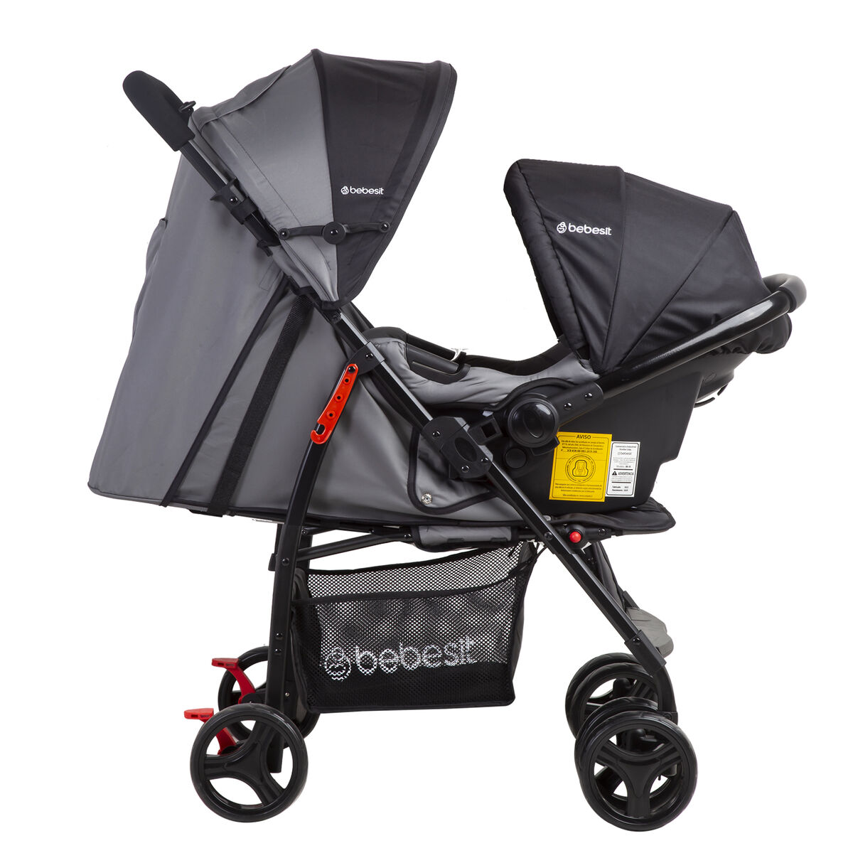 Coche Travel System Summer Gris Bebesit