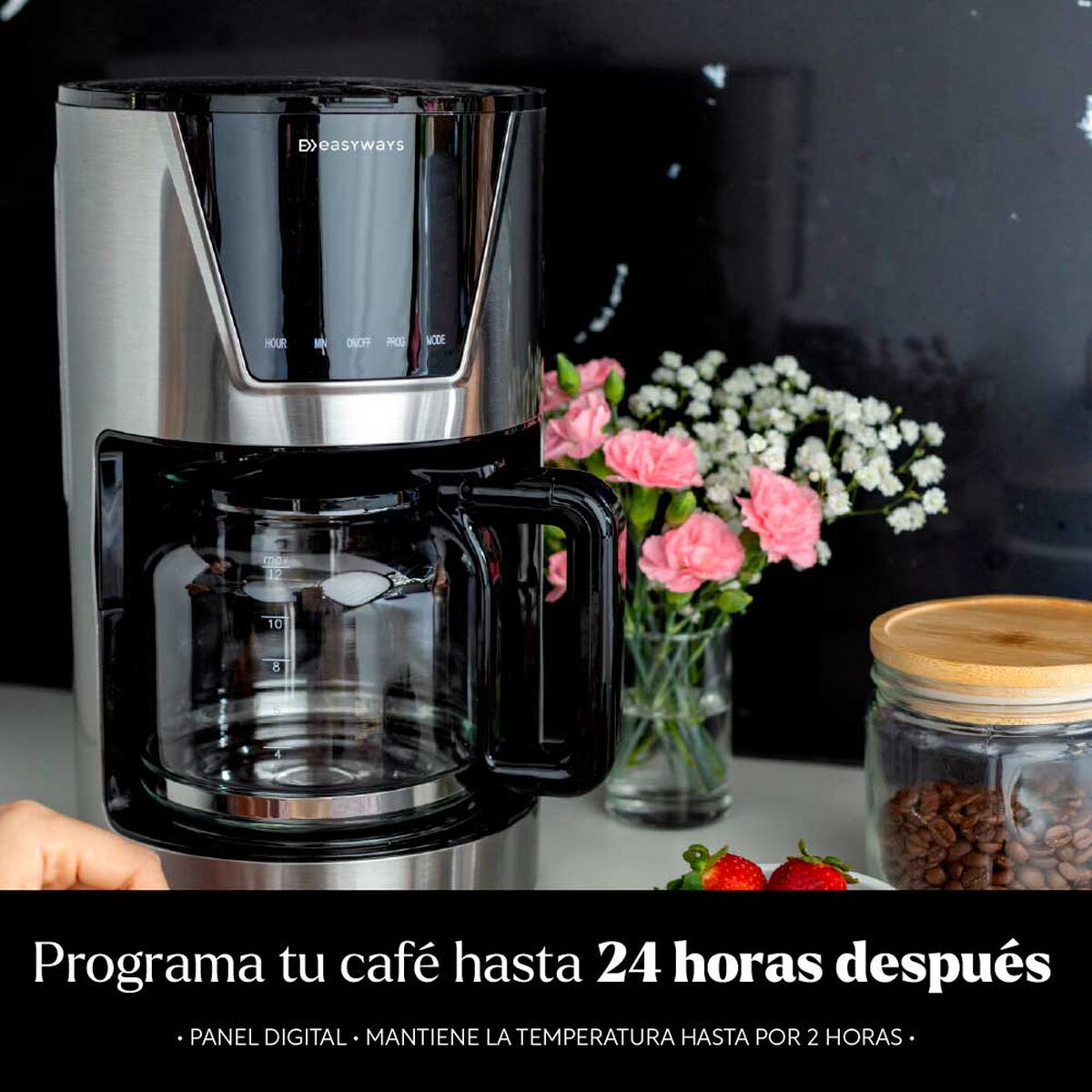 Cafetera Easyways Sicilia Coffee 1,5 lts.