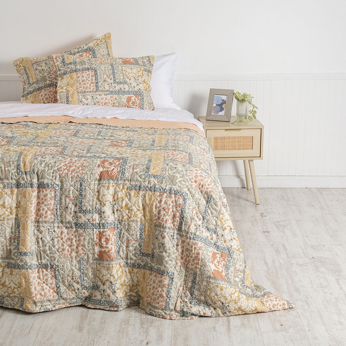 Cubrecama Mashini King Estampado Gales