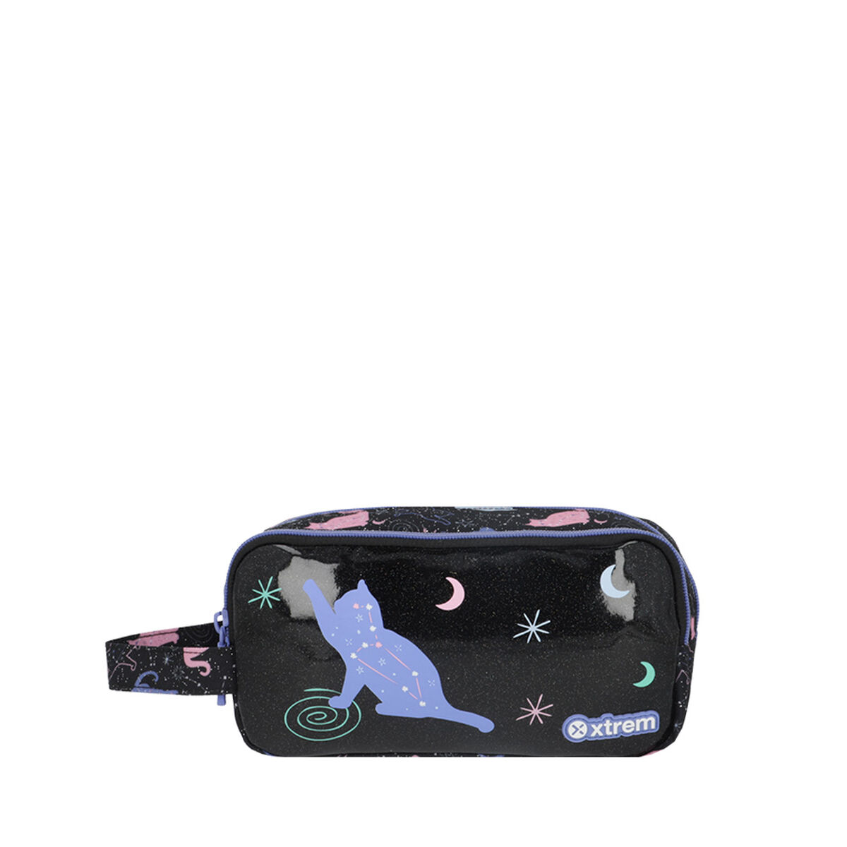 Estuche Xtrem University+ 5XT Gato Negro/Púrpura