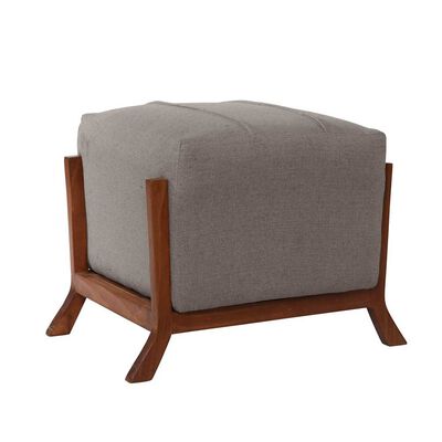 Pouf Latam Home Marsella Lino Gris Claro