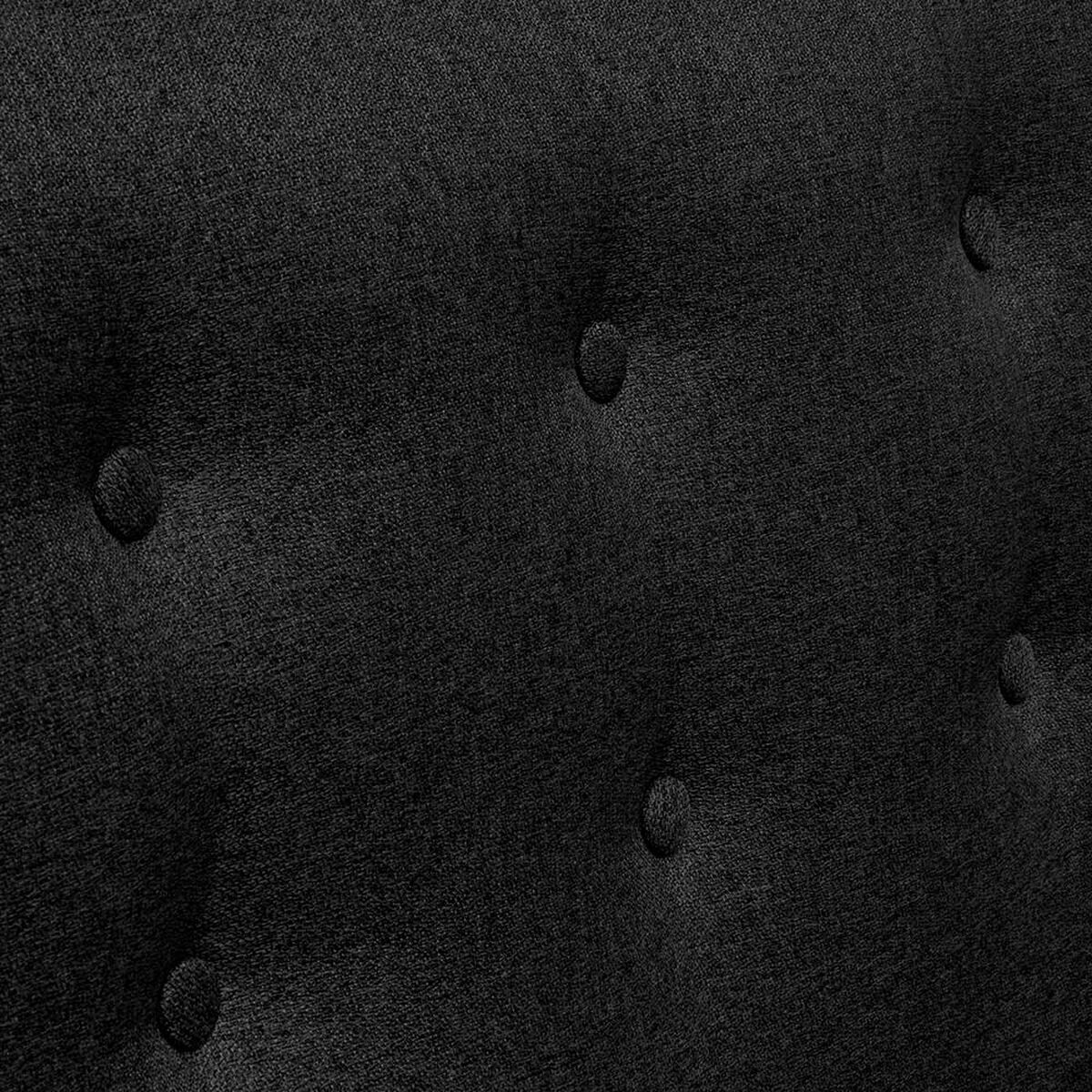 Sofá Innovamuebles Dali Tela 3 Cuerpos Negro