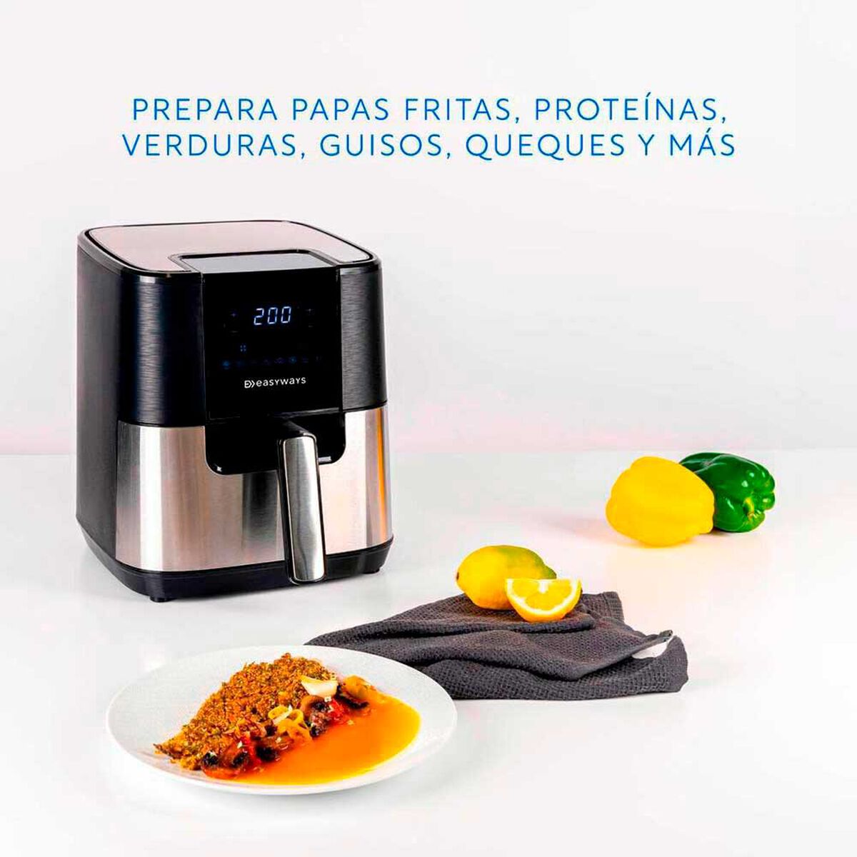 Freidora de Aire EasyWays Air Fryer Chic 5,5 lts.