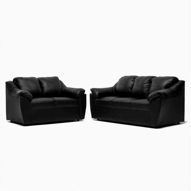 Juego de Living Cabsur Genova 5 Cuerpos Negro