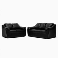 Juego de Living Cabsur Genova 5 Cuerpos Negro