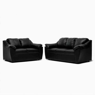 Imagen 1 del producto Juego de Living Cabsur Genova 5 Cuerpos Negro