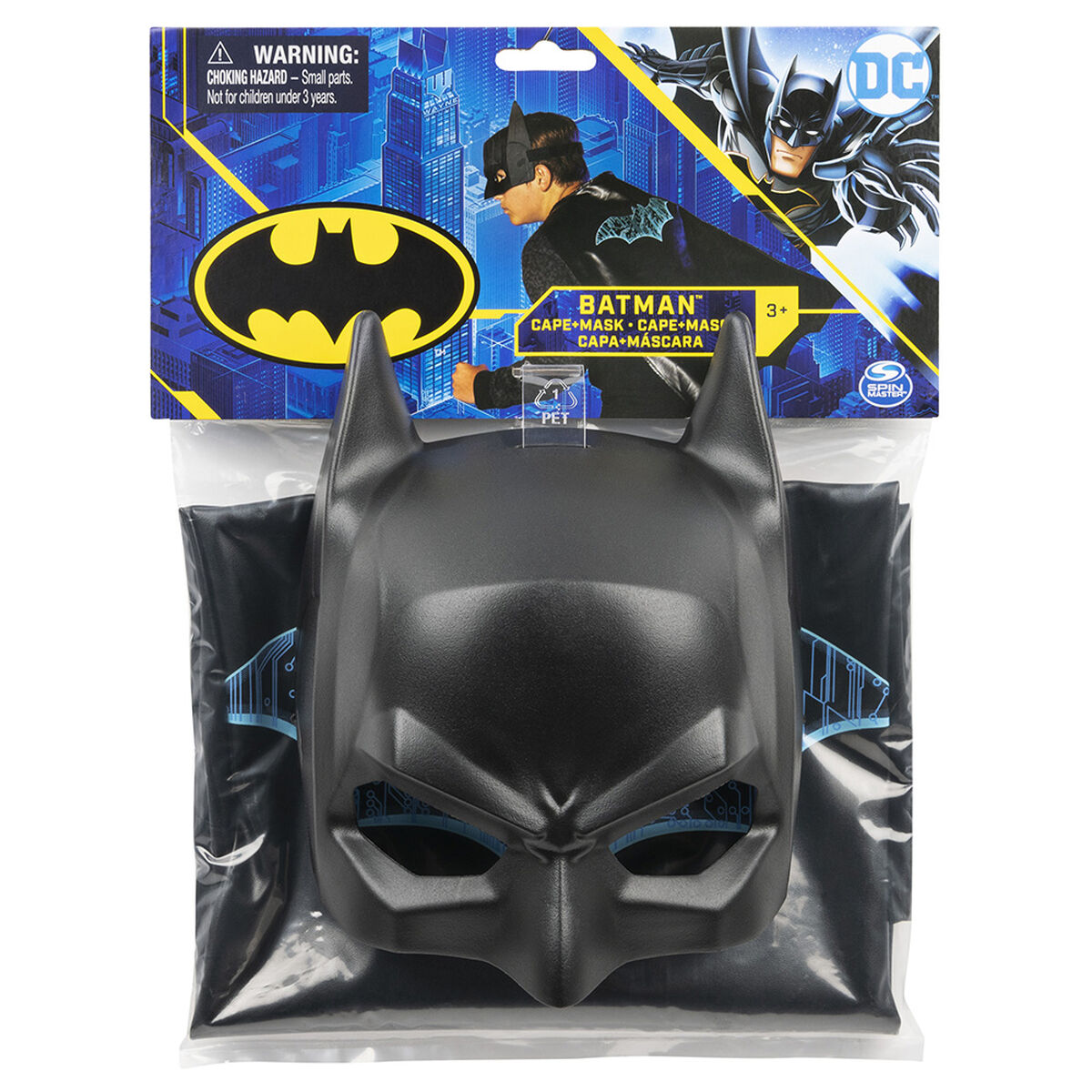 Set 1 Capa + 1 Mascara Niño Batman