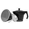 Cafetera Italiana Simplit Granito 12 Tazas Negro
