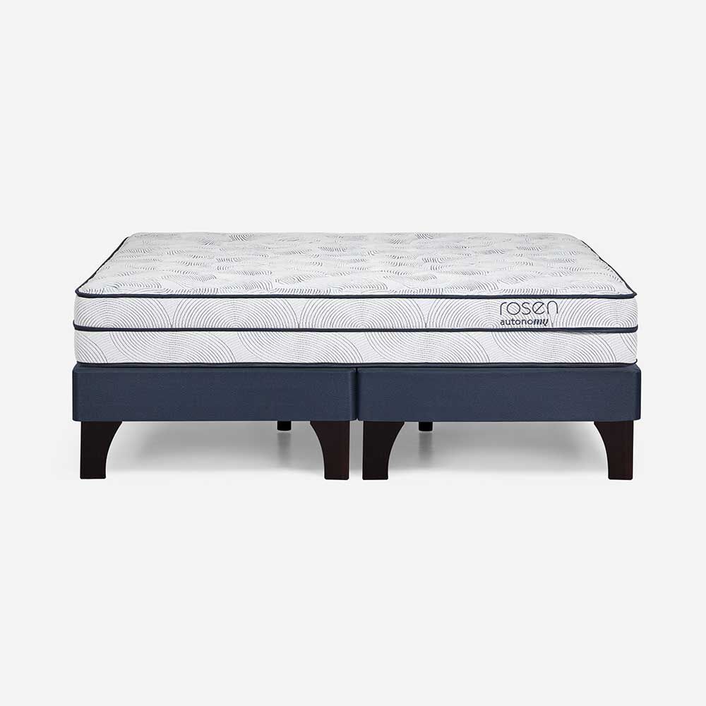 Cama Europea Rosen Base Dividida King Autonomy Sky