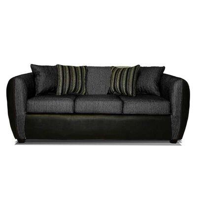 Imagen 1 del producto Sofá Elegant Detail Oklahoma 3 Cuerpos Gris Oscuro