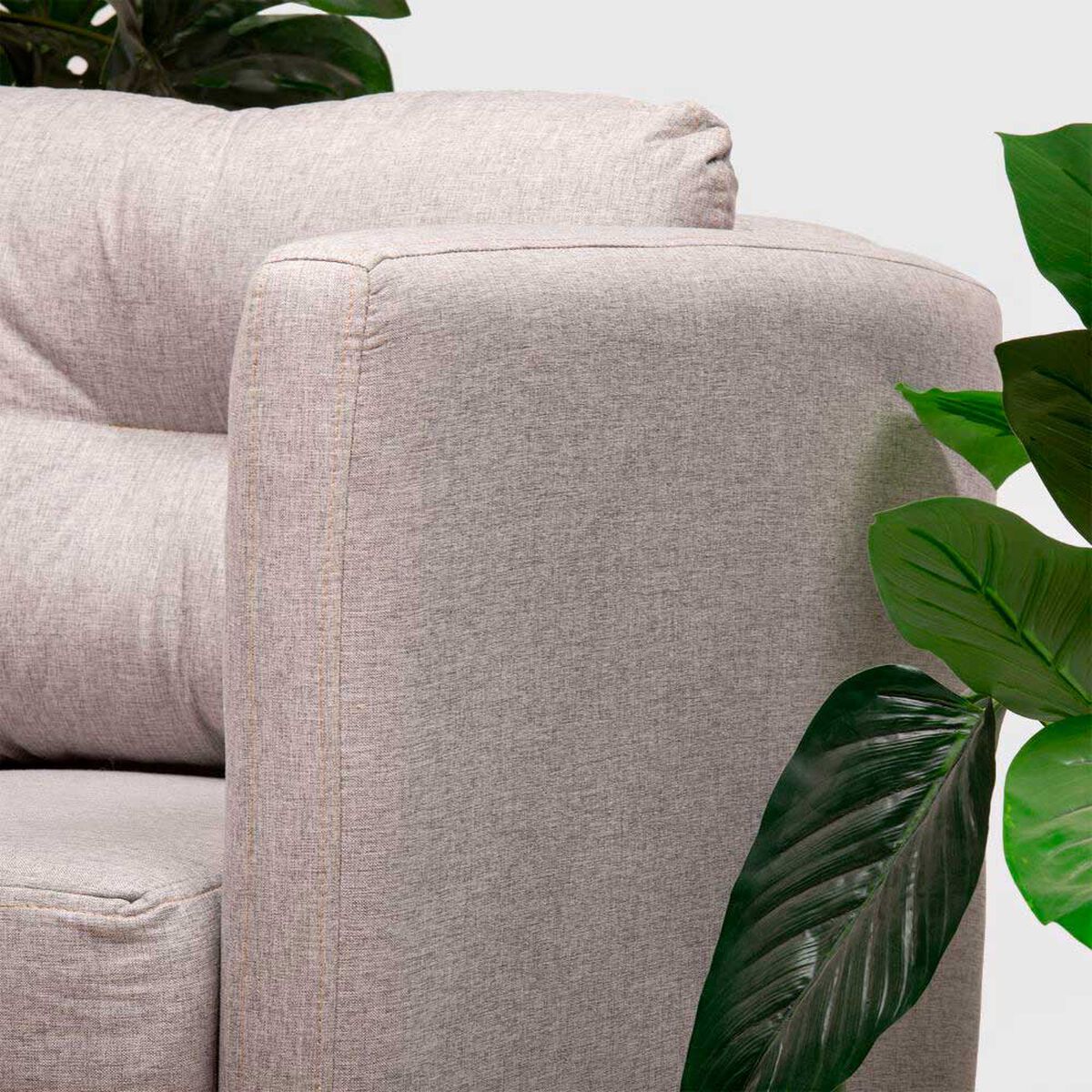 Poltrona Cabsur Caburga Tela Beige