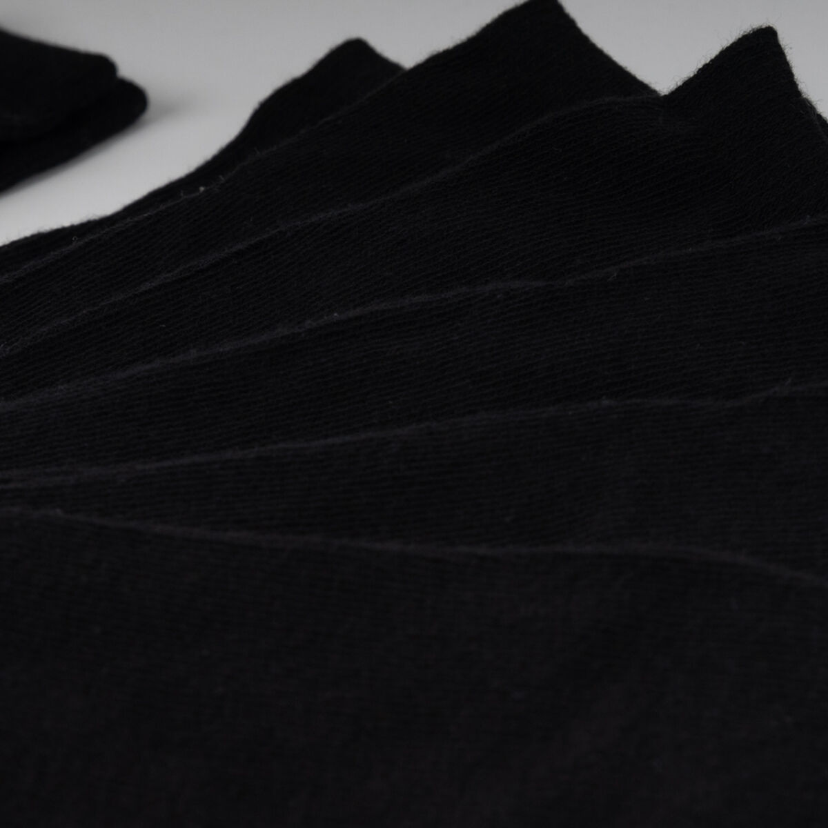 Pack 7 Calcetines Corto Negro Mujer Icono