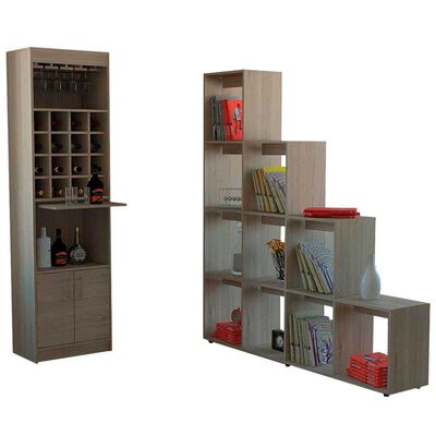 Imagen 1 del producto Mueble Bar + Biblioteca Escalera TuHome Beijing