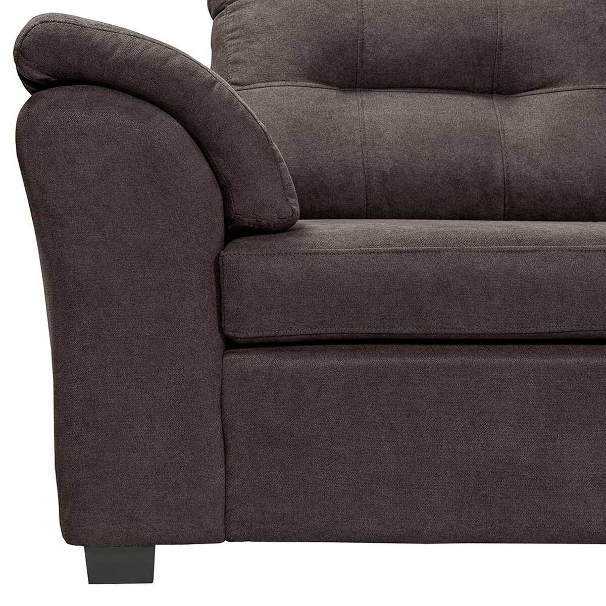 Sofá Seccional Intercambiable Innovamuebles Santana XL 4 Cuerpos Chocolate 