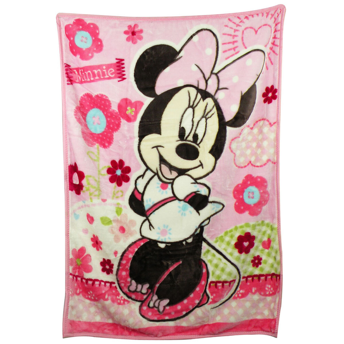 Saco Bebe con Broche Minnie Rosada Disney
