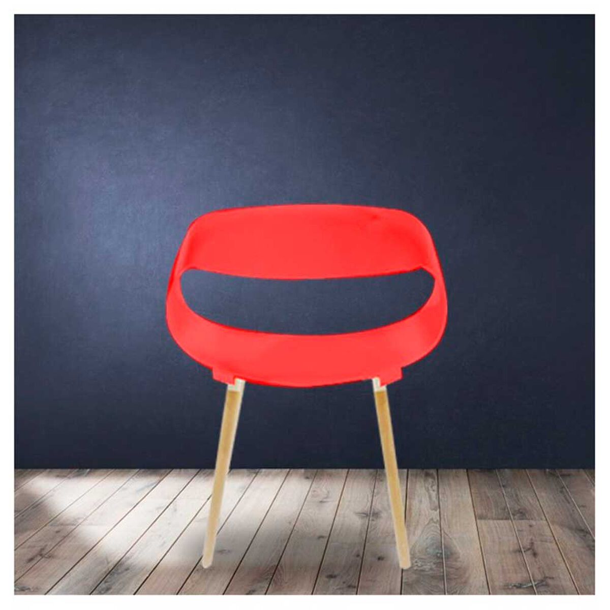 Pack 2 Sitiales Idetex Nordico Rojo