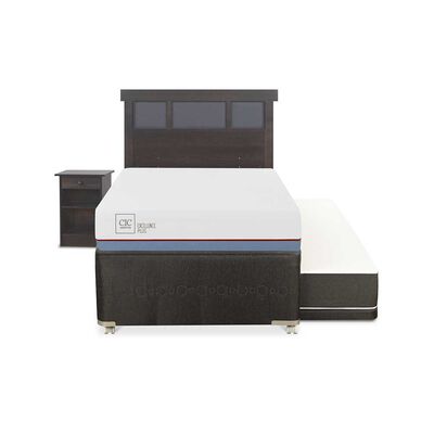 Cama Nido CIC 1,5 Plazas Excellence Plus + Respaldo + Velador Dublin