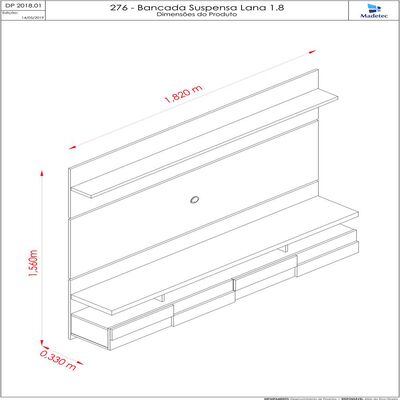 Imagen 2 del producto Panel TV Altavision Lana Café Claro