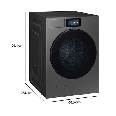 Imagen 2 del producto Samsung Lavadora WF90F25ADSZS 25 kg. Carga Frontal Acero Oscuro
