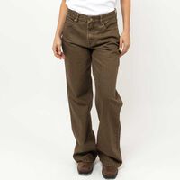 Jeans Wide Leg Mujer Zibel Cafe