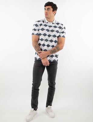 Imagen 2 del producto Polera Manga Corta Hombre Icono Blanco