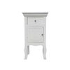 Velador Britbox Leeds Blanco 1 Cajón