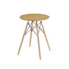 Juego de Comedor Vekkahome Loft Duna 4 Sillas Caf&eacute;