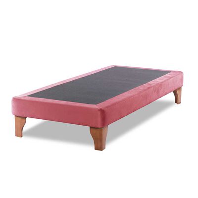 Imagen 2 del producto Base Europea Dividida Latam Home 1,5 Plazas Zen Tela Velvet Rosa