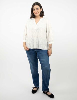 Imagen 2 del producto Blusa Manga 3/4 Mujer Extralindas Crudo