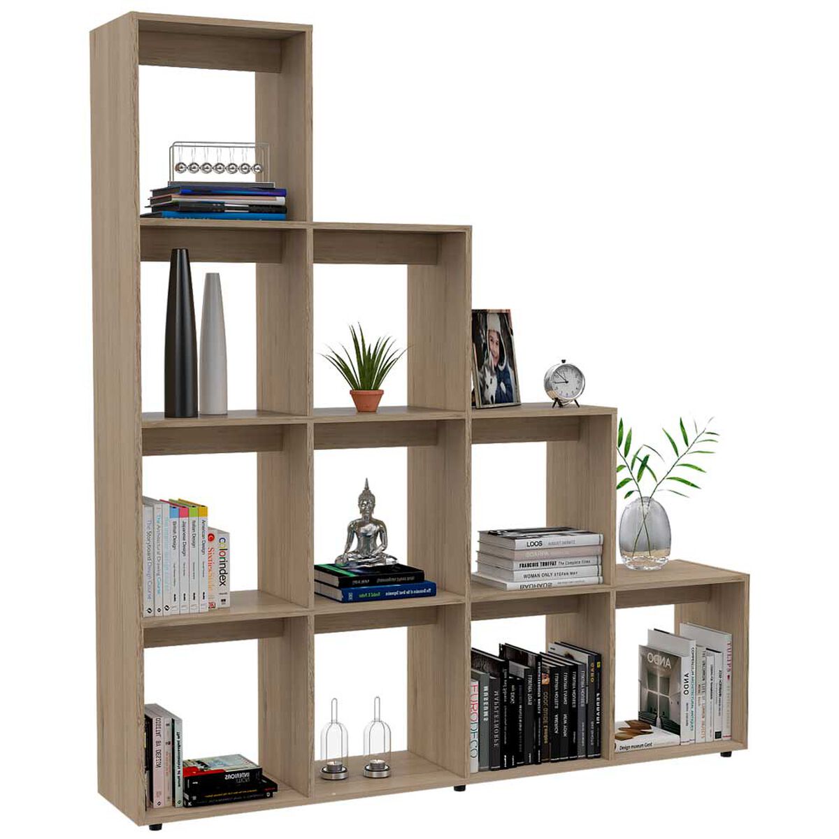 Rack TV  + Biblioteca Escalera + Arrimo Beijing TuHome