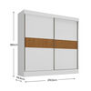Closet Di Poretti Design Flora 4 Cajones 2 Puertas Blanco