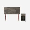 Boxet Rosen 1,5 Plazas Ergo T + Respaldo + Velador Tabor Grafito