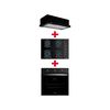 Combo Empotrado Teka Horno + Encimera GBC 64003 KBB + Campana TL 6310 72 lts. Horno negro;Encimera Negro; Campana: Negro