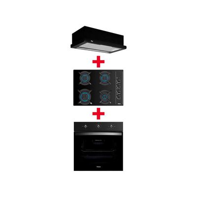 Combo Empotrado Teka Horno + Encimera Gbc 64003 Kbb +