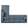 Sofá Seccional Derecho Rosen Carter 3-1 Cuerpos Denim