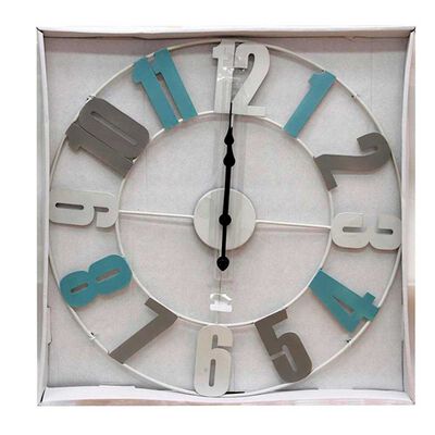 Imagen 1 del producto Reloj de Pared Metal Vgo Circular 50 cm Blanco