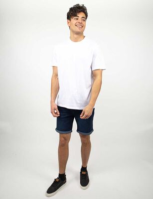 Imagen 2 del producto Polera Manga Corta Hombre Icono Blanco, Negro