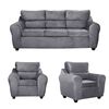 Juego de Living Mexx Muebles Dubai 5 Cuerpos Gris