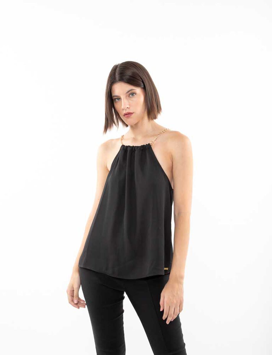 Blusa Sin Mangas Mujer Fiorucci