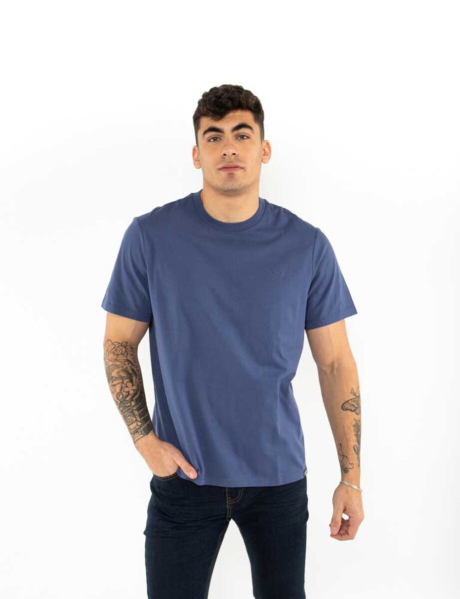 Polera Lisa Manga Corta Hombre Icono