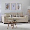Sofá Mons Sicilia 3 Cuerpos Beige