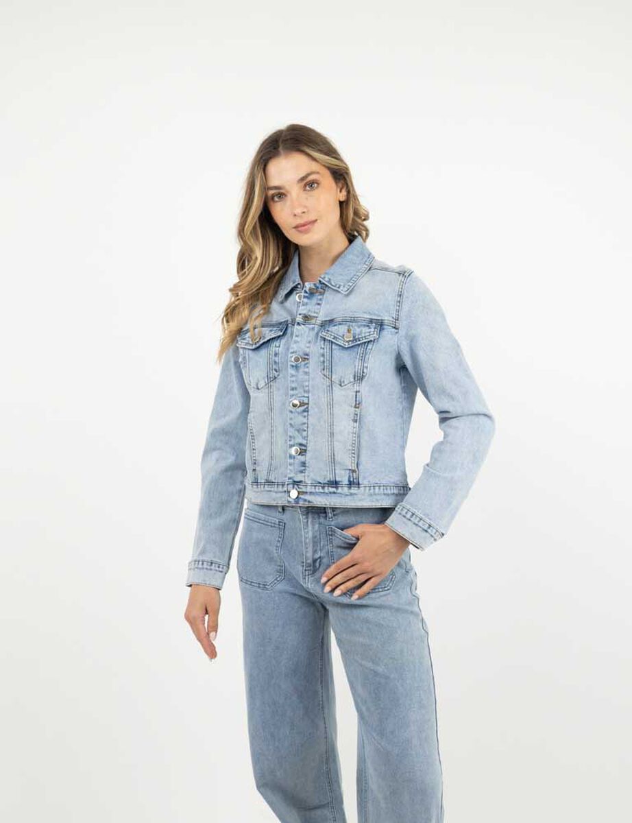 Chaqueta Mezclilla Mujer Zibel