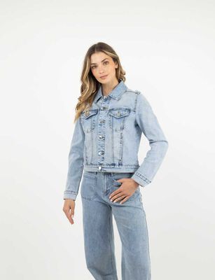 Imagen 1 del producto Chaqueta Mezclilla Mujer Zibel Celeste