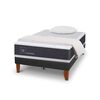 Cama Europea CIC 1,5 Plazas New Ortopedic + Plum&oacute;n + Almohada