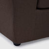 Seccional Muebles MPR Array&aacute;n 2-1-2 Cuerpos Tela Chocolate