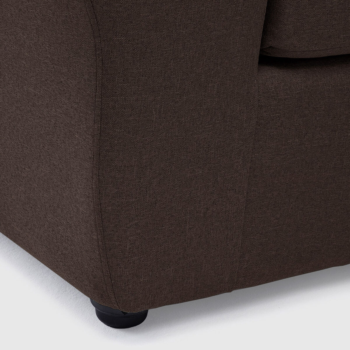Seccional Muebles MPR Array&aacute;n 2-1-2 Cuerpos Tela Chocolate