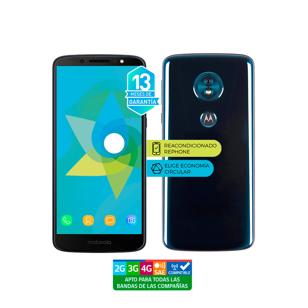 Celular Motorola Moto G6 Play 5,7" Reacondicionado Azul Liberado