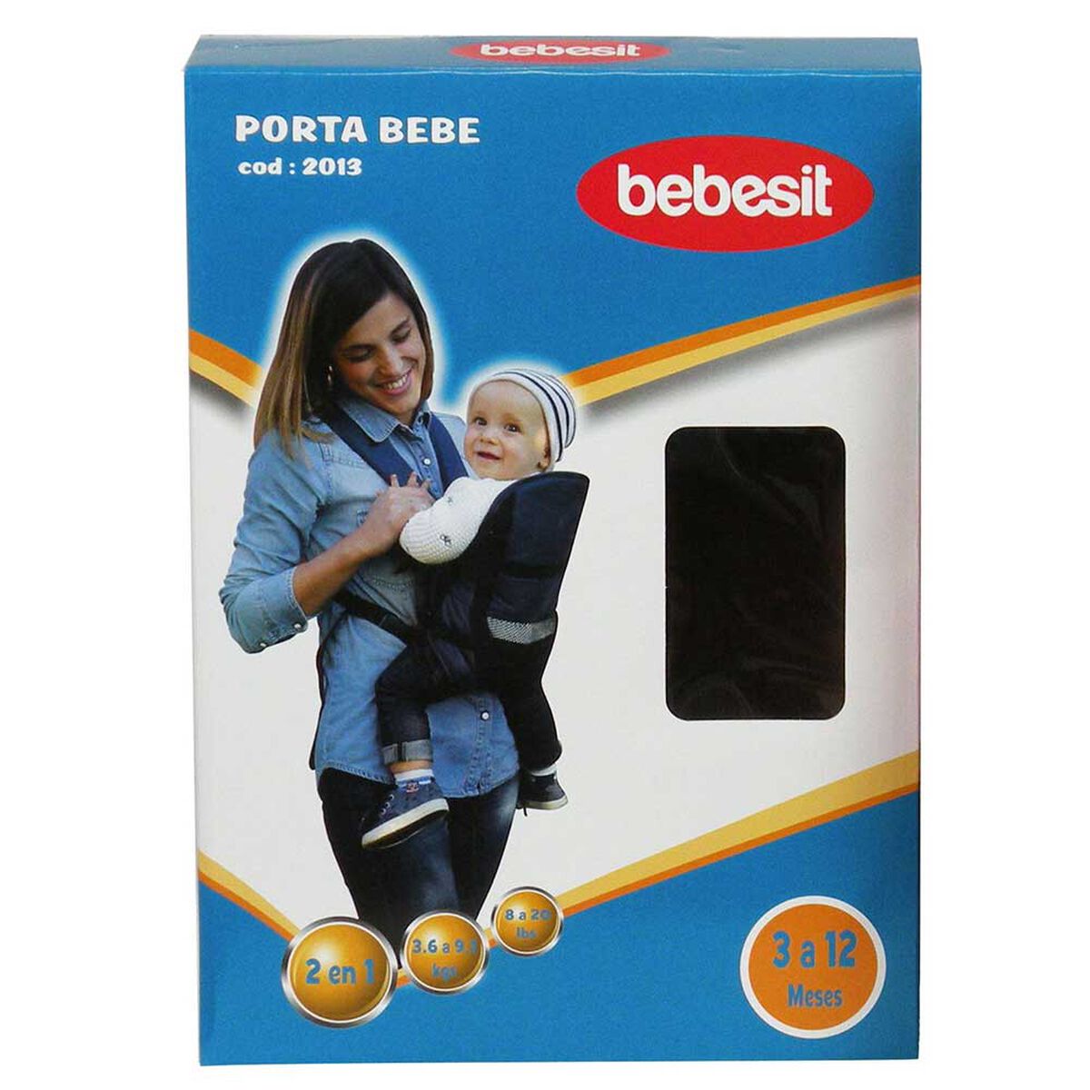 Porta Beb&eacute; Negro 2013 Bebesit