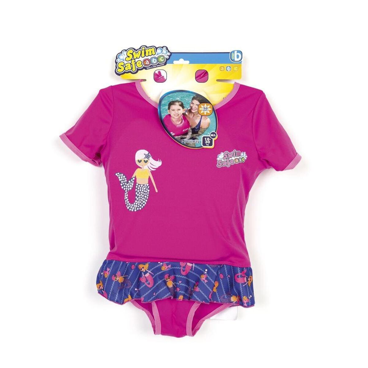Traje de Baño Flotador Rosado Bestway